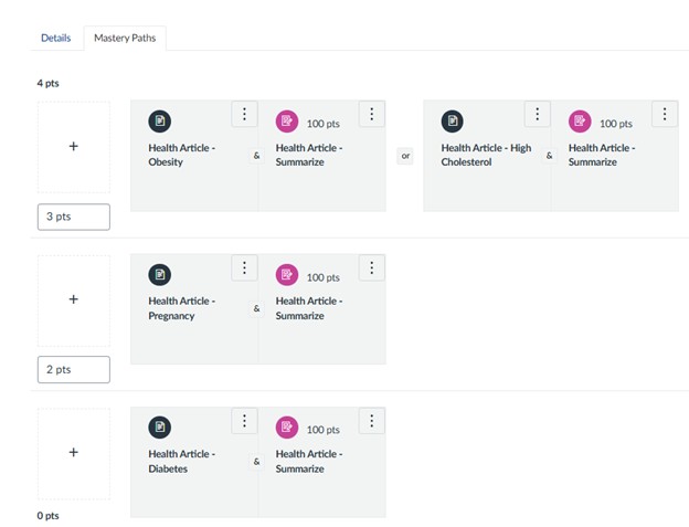 Fig. 7 - PBL Mastery Paths #4